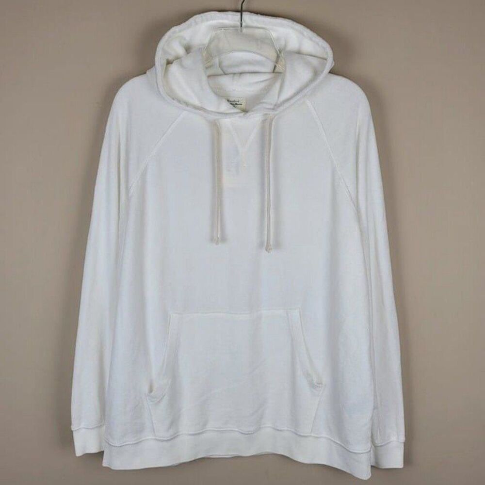 Hartford Paris Size S NEW Terry Cloth Towelling Hoodie Kangaroo Pocket White